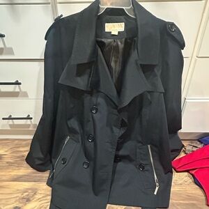 Michael Kors Black Trench Coat